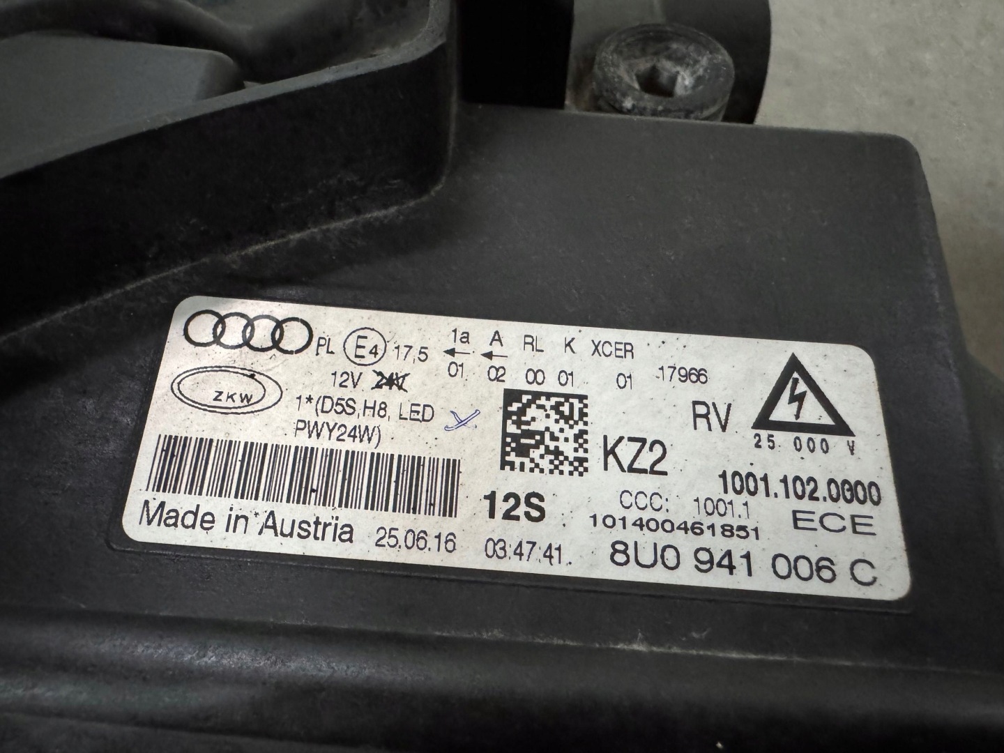 Frontscheinwerfer Audi Q3 8U0941006C Bi-Xenon Links Scheinwerfer Headlight - Thumbnail 7