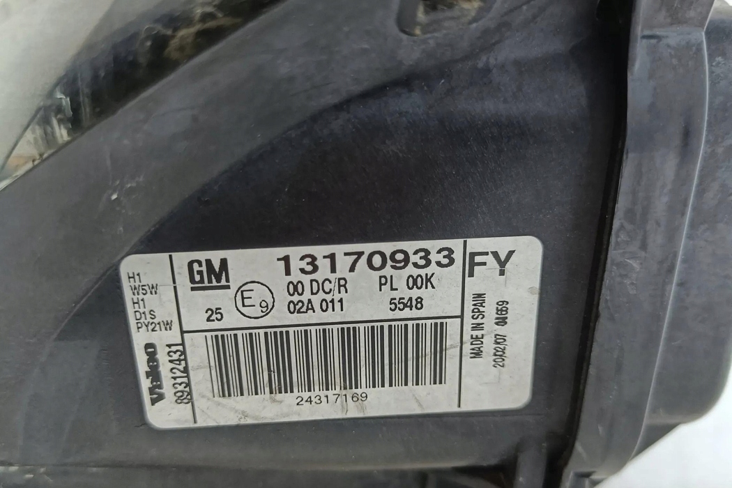 Frontscheinwerfer Opel Vectra 13170933 LED Links Scheinwerfer Headlight - Thumbnail 8
