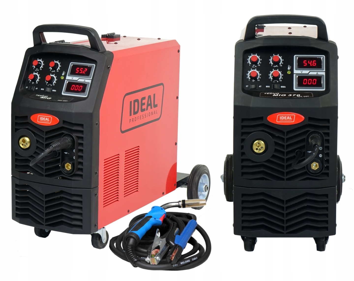 Spawarka IDEAL TECNO MIG 370 4x4 DIGITAL MMA 400V 370A PÓŁAUTOMAT 