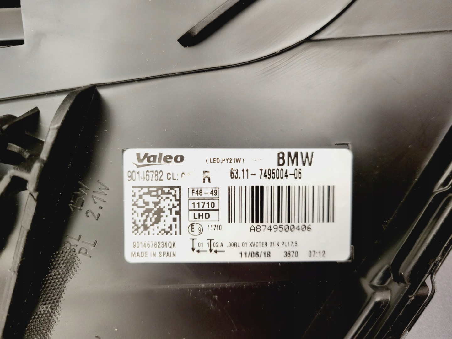 Frontscheinwerfer BMW X1 F48 7495004 LED Rechts Scheinwerfer Headlight - Thumbnail 5