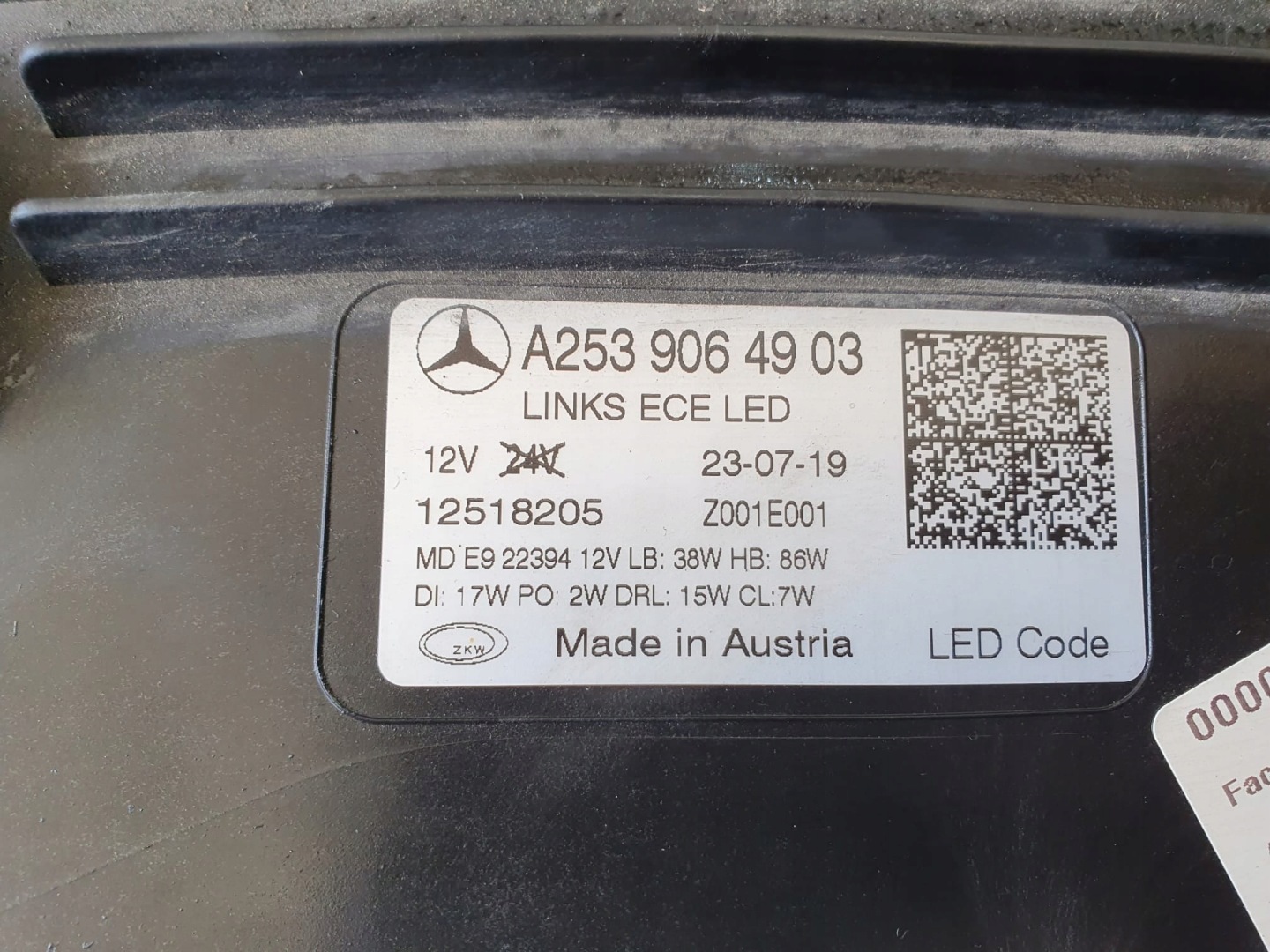 Frontscheinwerfer Mercedes-Benz GLC W253 A2539064903 Multibeam LED Links Headlight - Thumbnail 7