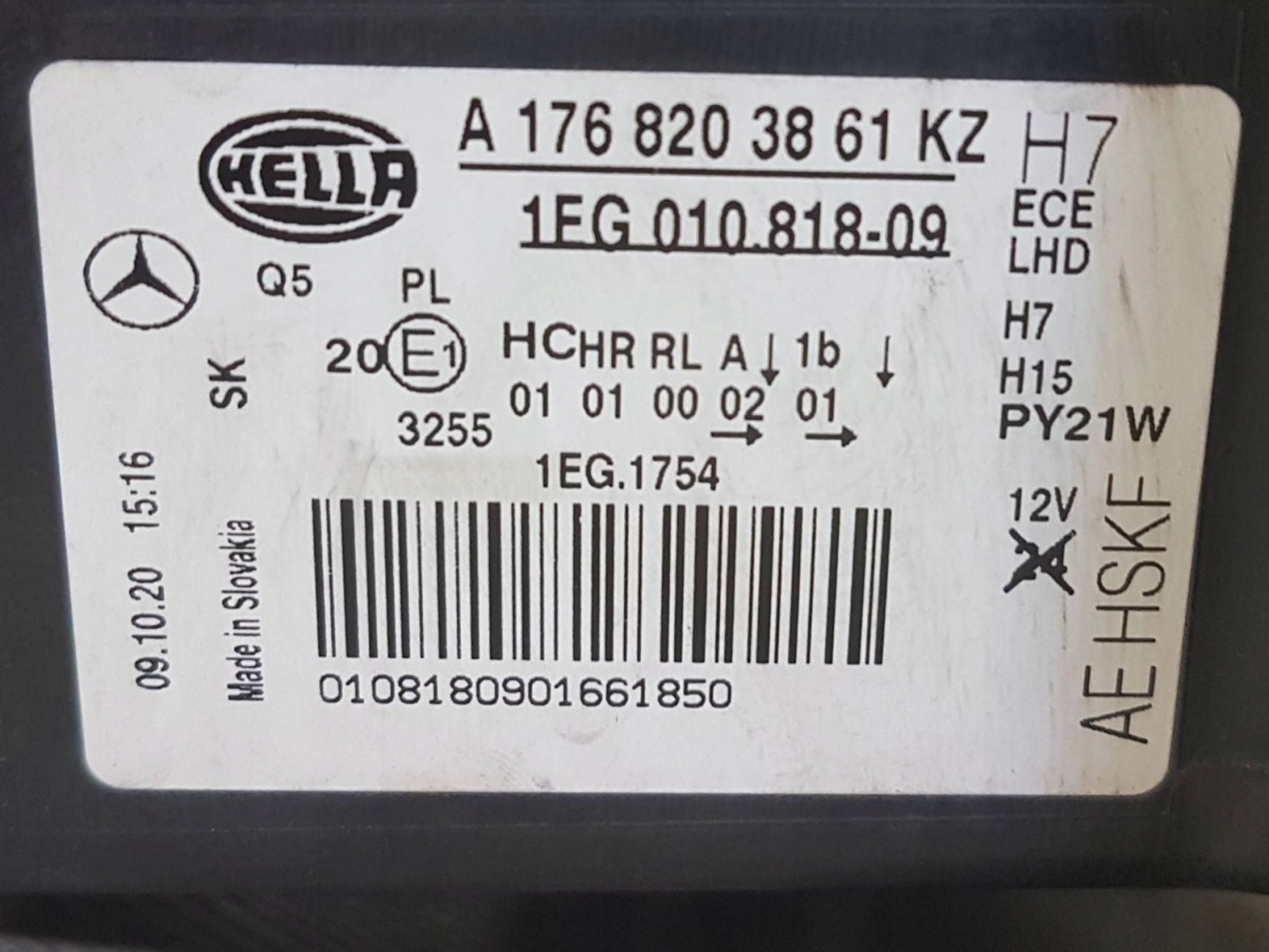 Frontscheinwerfer Mercedes-Benz C-Klasse W202 A1768203861 LED Links Headlight - Thumbnail 10