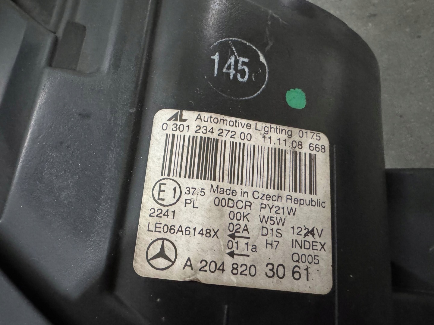 Frontscheinwerfer Mercedes-Benz C-Klasse W204 A2048200159 Bi-Xenon Links Headlight - Thumbnail 12