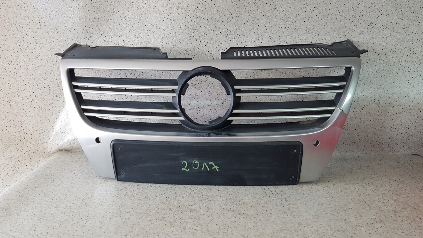VW Passat B6 Kühlergrill FRONTGRILL Kühlergitter 3C0853651QZ - Thumbnail 1