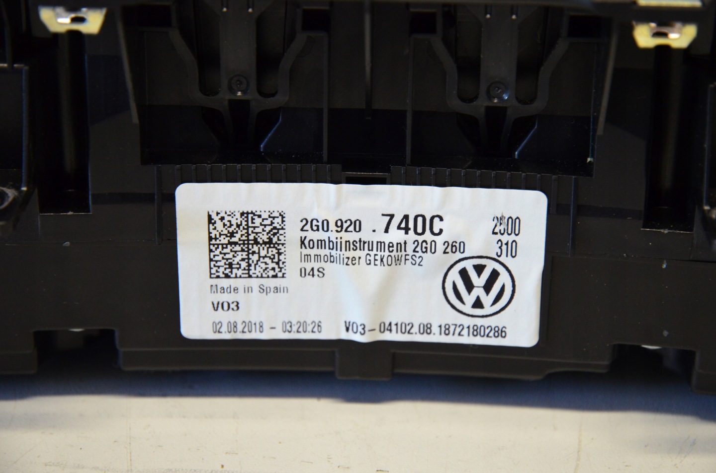 VW Polo V 2G0920740C Screen Kombiinstrument Tacho - Thumbnail 6