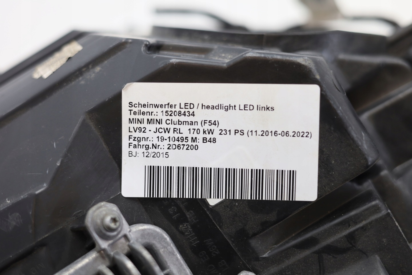 Frontscheinwerfer Mini MINI F55 7416983 LED Links Scheinwerfer Headlight - Thumbnail 10