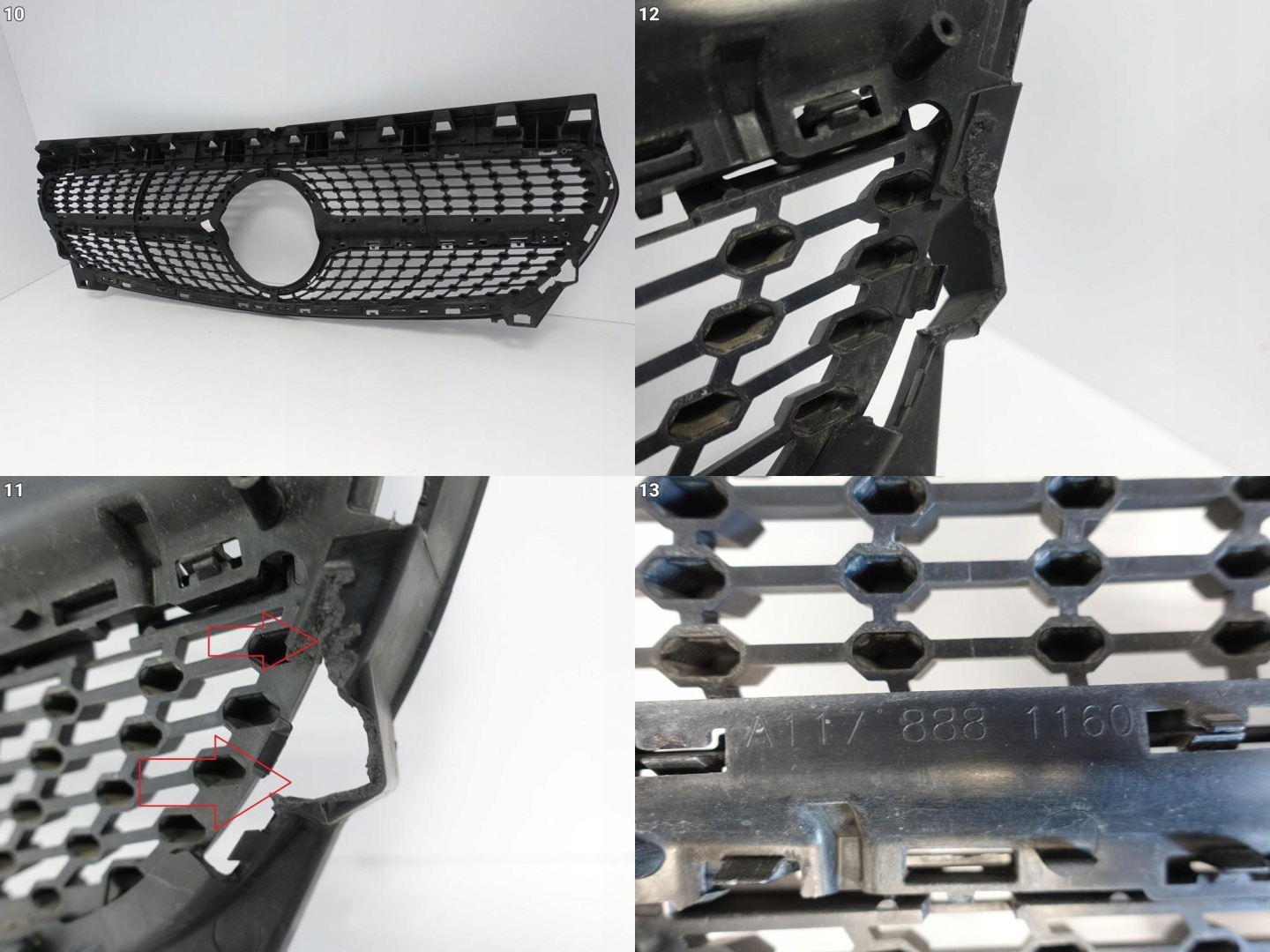 Mercedes-Benz CLA W117 Kühlergrill FRONTGRILL Kühlergitter A1178881160 - Thumbnail 11