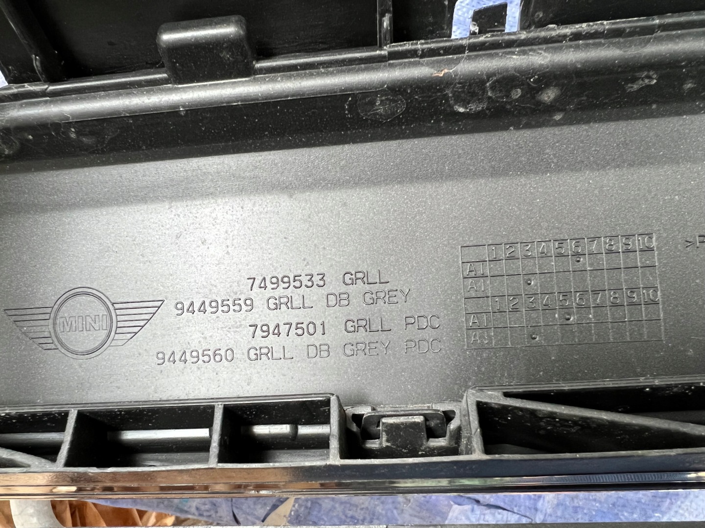 Mini MINI R59 Kühlergrill FRONTGRILL Kühlergitter 7499533 - Thumbnail 3