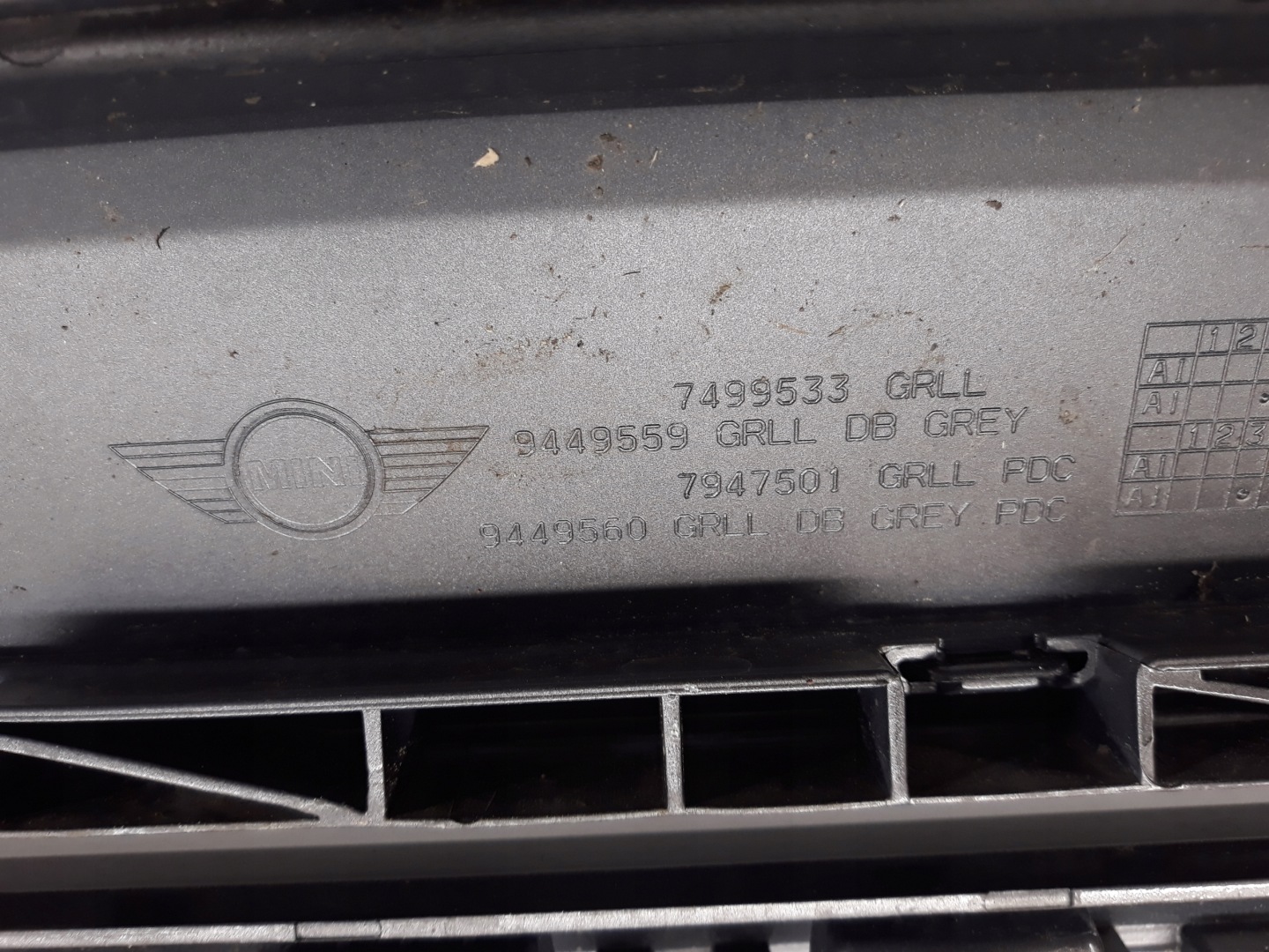 Mini MINI F56 Kühlergrill FRONTGRILL Kühlergitter 7499533 - Thumbnail 12