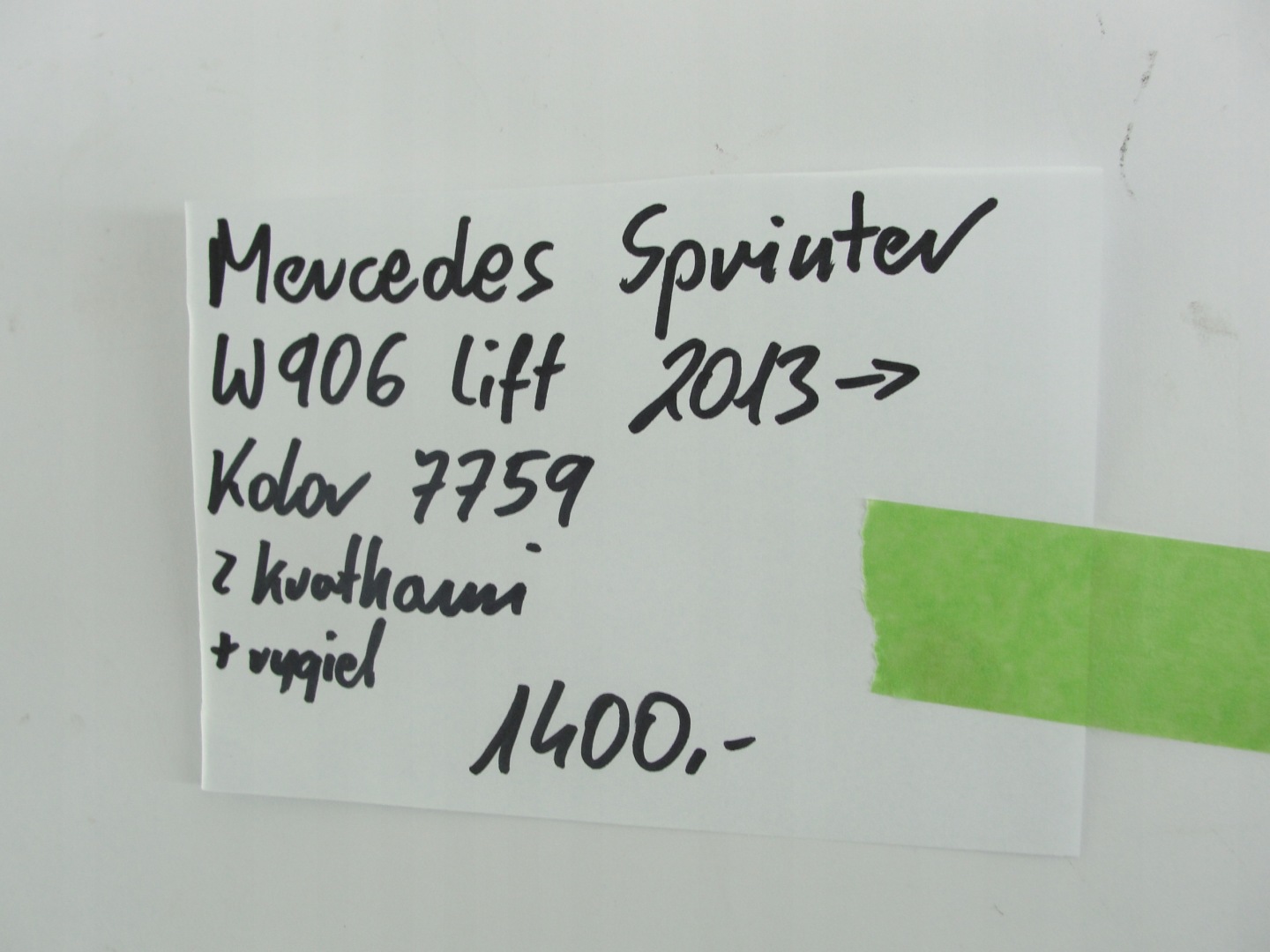 Motorhaube Mercedes-Benz Sprinter W906 Bonnet Hood - Thumbnail 12