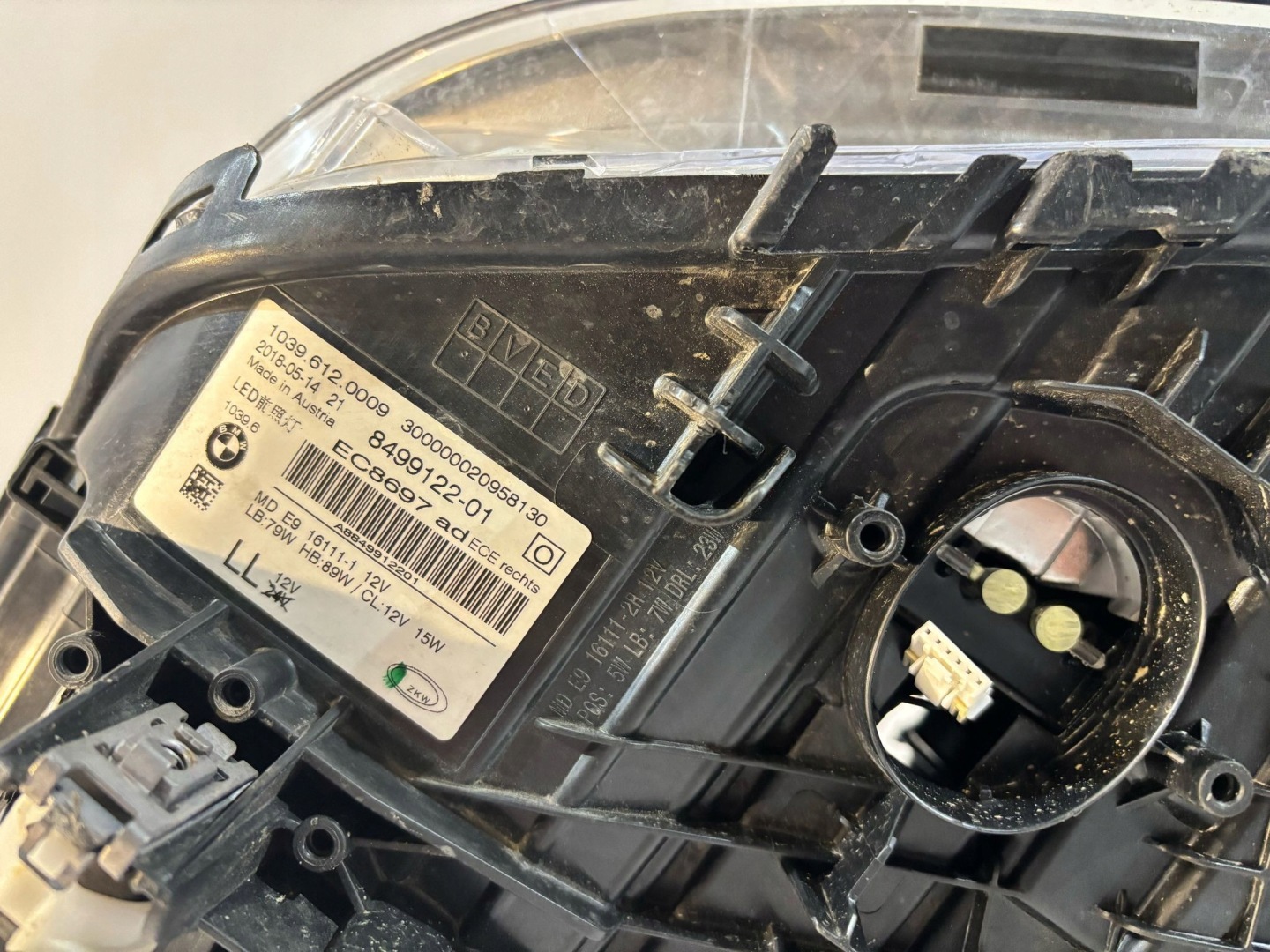 Frontscheinwerfer BMW 5 G31 8499122 LED ADAPTIVE Rechts Scheinwerfer Headlight - Thumbnail 9