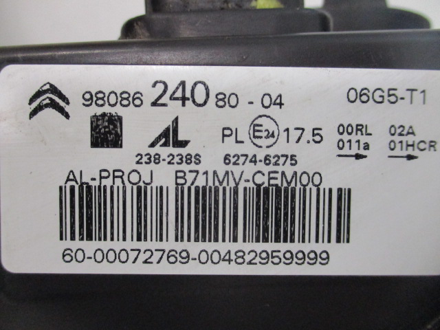 Frontscheinwerfer Citroen C4 9808624080 LED Links Scheinwerfer Headlight - Thumbnail 23