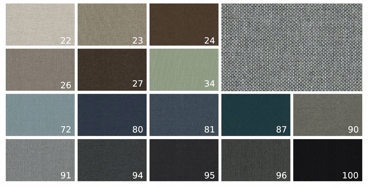 Nowoczesne łóżko tapicerowane 180x200 + pojemnik na pościel MONA V