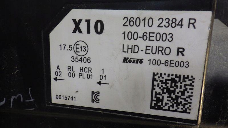Frontscheinwerfer Renault Zoe AG 260102384R LED Rechts Scheinwerfer Headlight - Thumbnail 23
