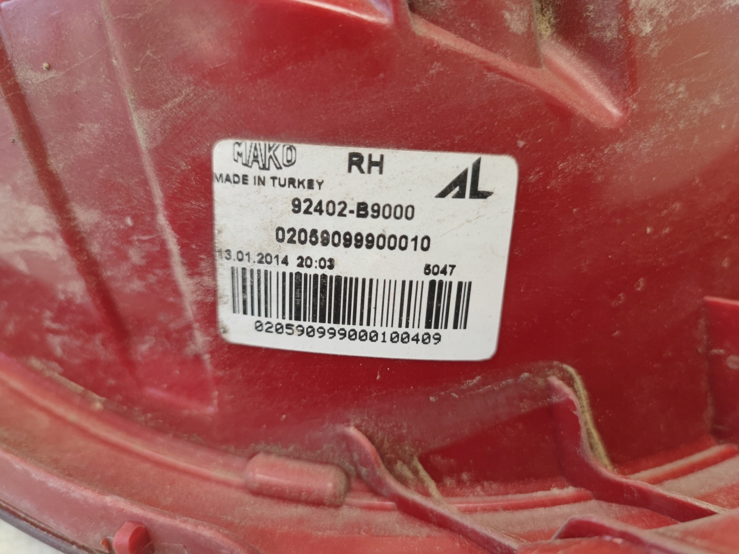 Hyundai i10 AC3 Rückleuchte 92402B9000 Rearlamp - Thumbnail 6