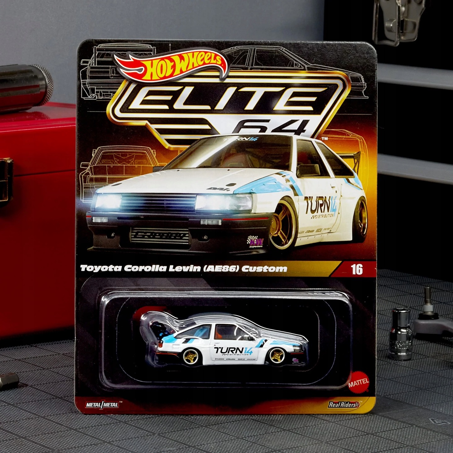Hot Wheels Collectors Elite 64 Toyota Corolla Levin (AE86