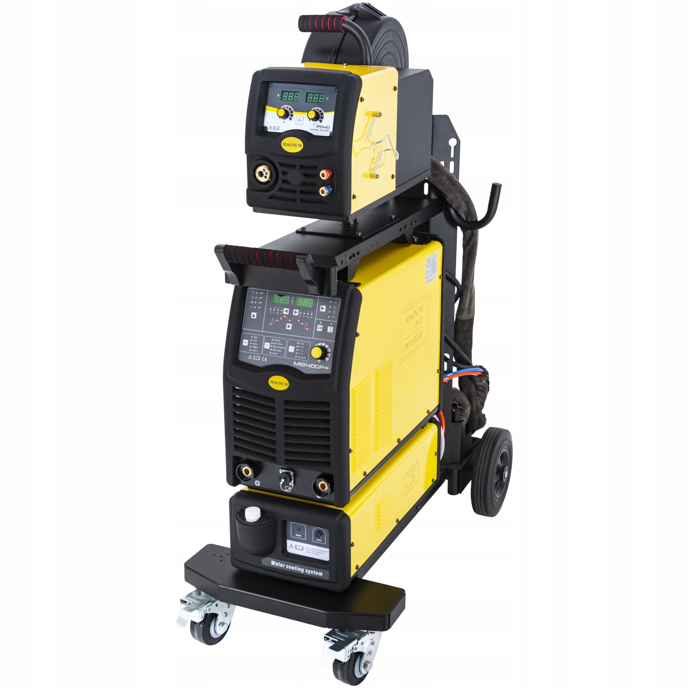 Spawarka MAGNUM MIG 505 PULS SYNERGIA CHŁODNICA WÓZEK 500A 400V IGBT
