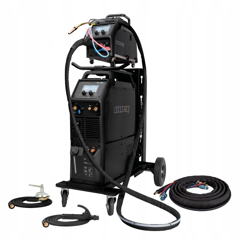 Spawarka SPARTUS ProMIG 535 DP CHŁODNICA PODAJNIK WÓZEK UCHWYT SPP501 400V