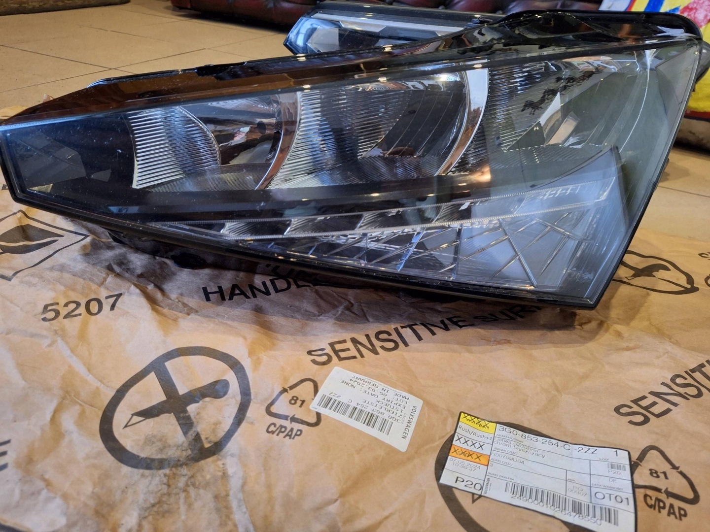 Frontscheinwerfer Skoda Scala 657 657941015 LED Links Scheinwerfer Headlight - Thumbnail 1