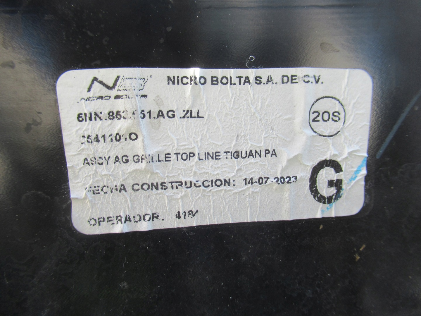 VW Tiguan Kühlergrill FRONTGRILL Kühlergitter 5NN853653H - Thumbnail 6
