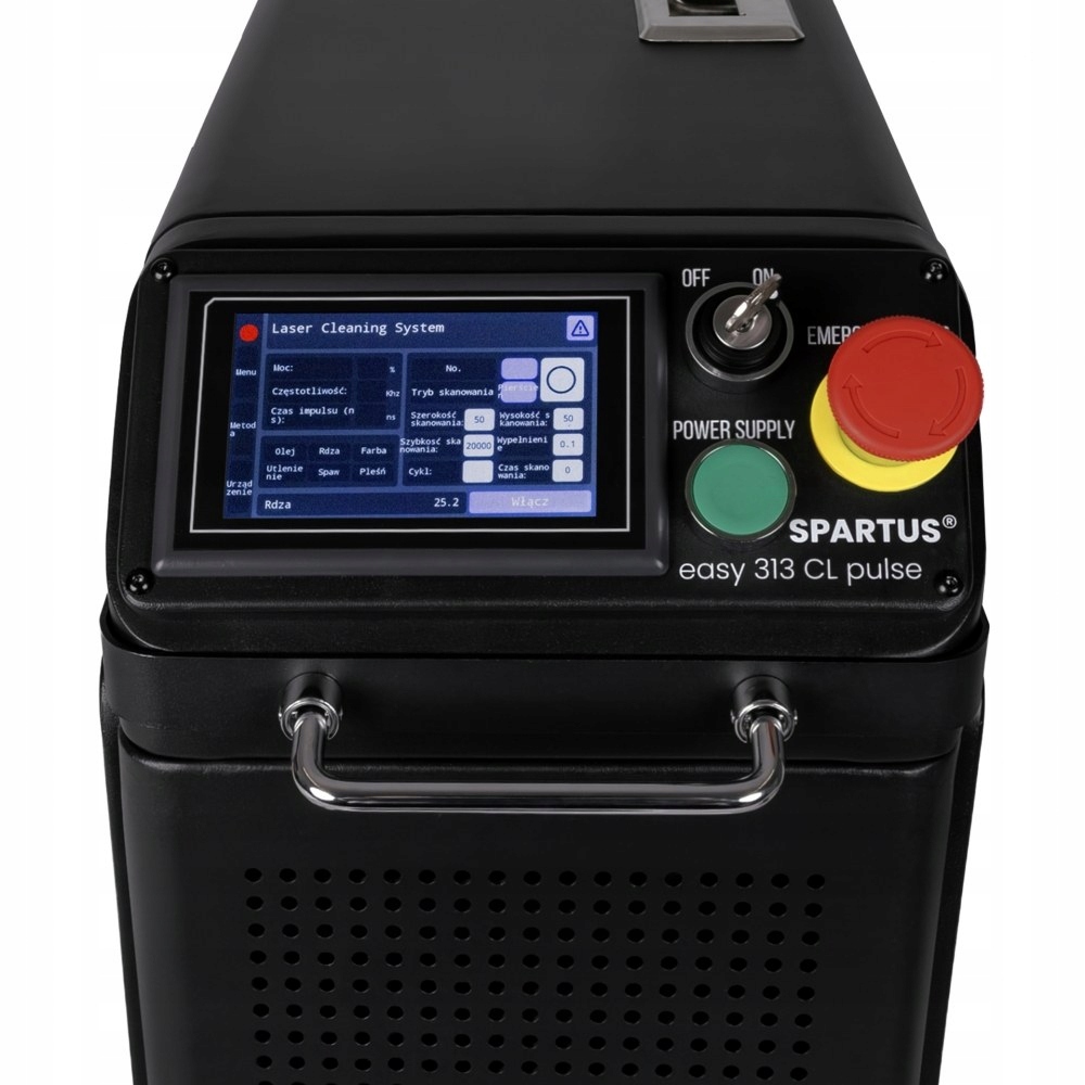PULSACYJNA OCZYSZCZARKA LASEROWA SPARTUS Easy 313CL PULSE MINI czyszczarka 