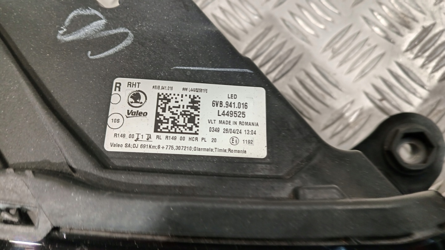 Frontscheinwerfer Skoda Fabia 6Y 6VB941016 LED Links Scheinwerfer Headlight - Thumbnail 9