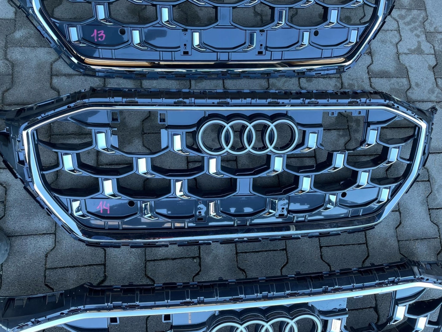 Audi Q8 Kühlergrill FRONTGRILL Kühlergitter 4M8853651BS - Thumbnail 8