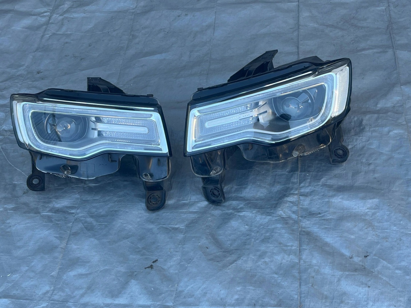 Frontscheinwerfer Jeep Cherokee J Facelift Xenon Links Scheinwerfer Headlight - Thumbnail 1