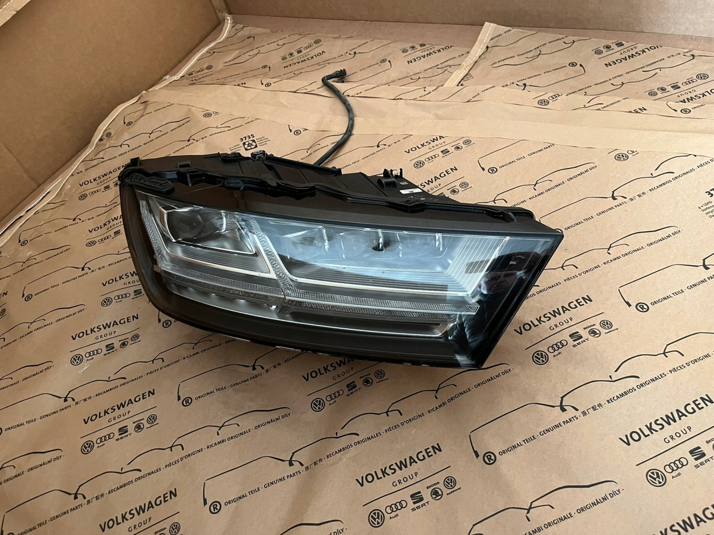 Frontscheinwerfer Audi Q7 4M0941036 Matrix LED Links Scheinwerfer Headlight - Thumbnail 1