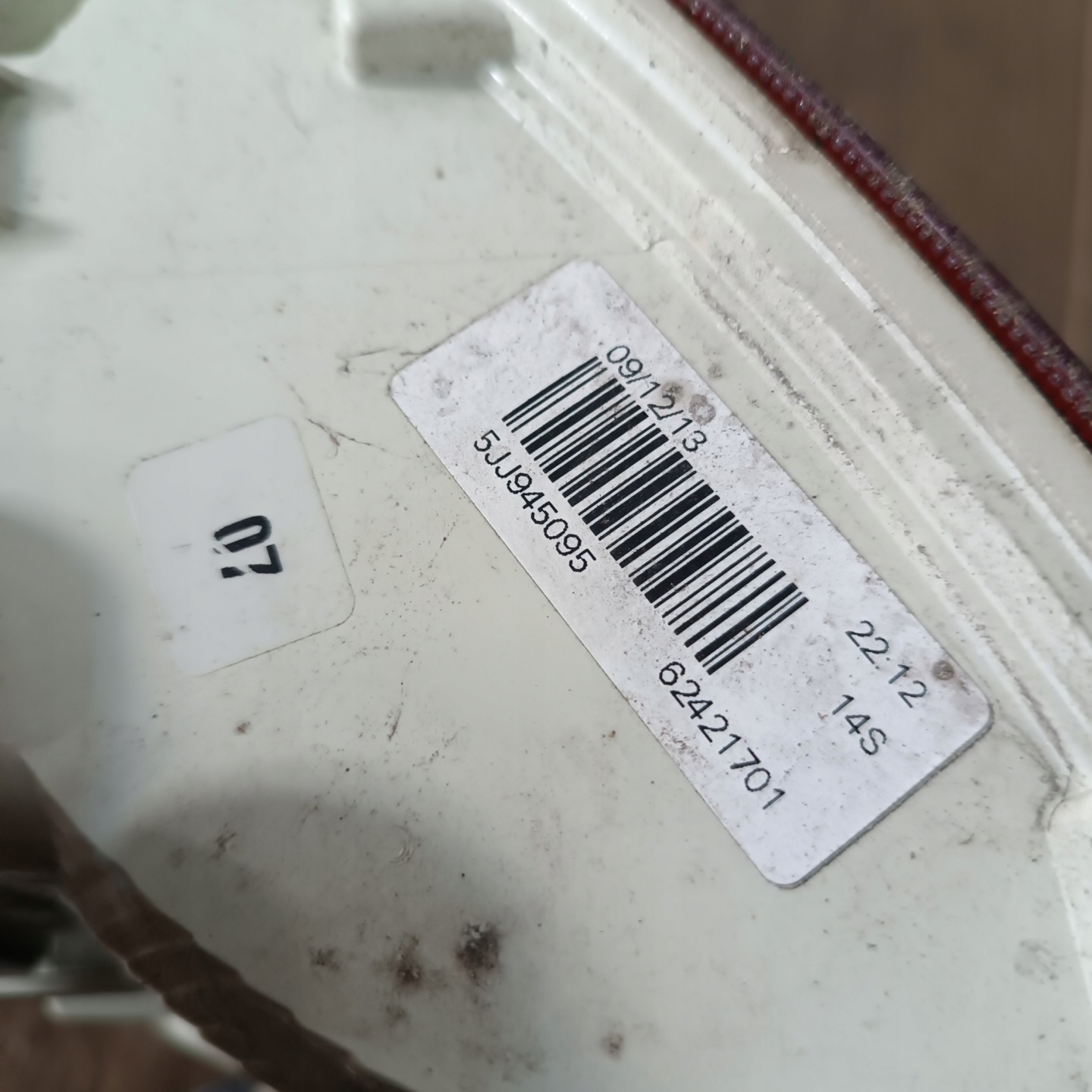 Skoda Rapid Roomster 5J Rückleuchte 5JJ9450955J Rearlamp - Thumbnail 11