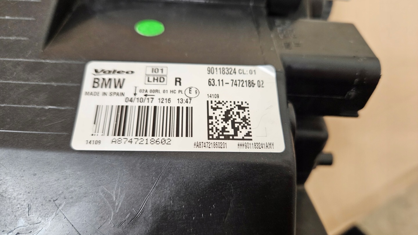 Frontscheinwerfer BMW i3 I01 7472186 LED ADAPTIVE Rechts Scheinwerfer Headlight - Thumbnail 10