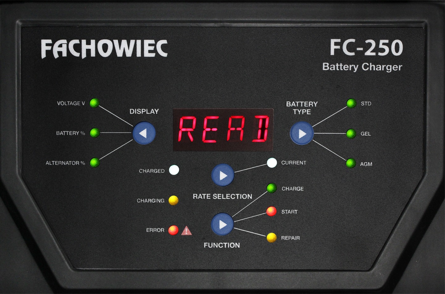 Prostownik Fachowiec FC-250 z rozruchem 12V/24V 250A 