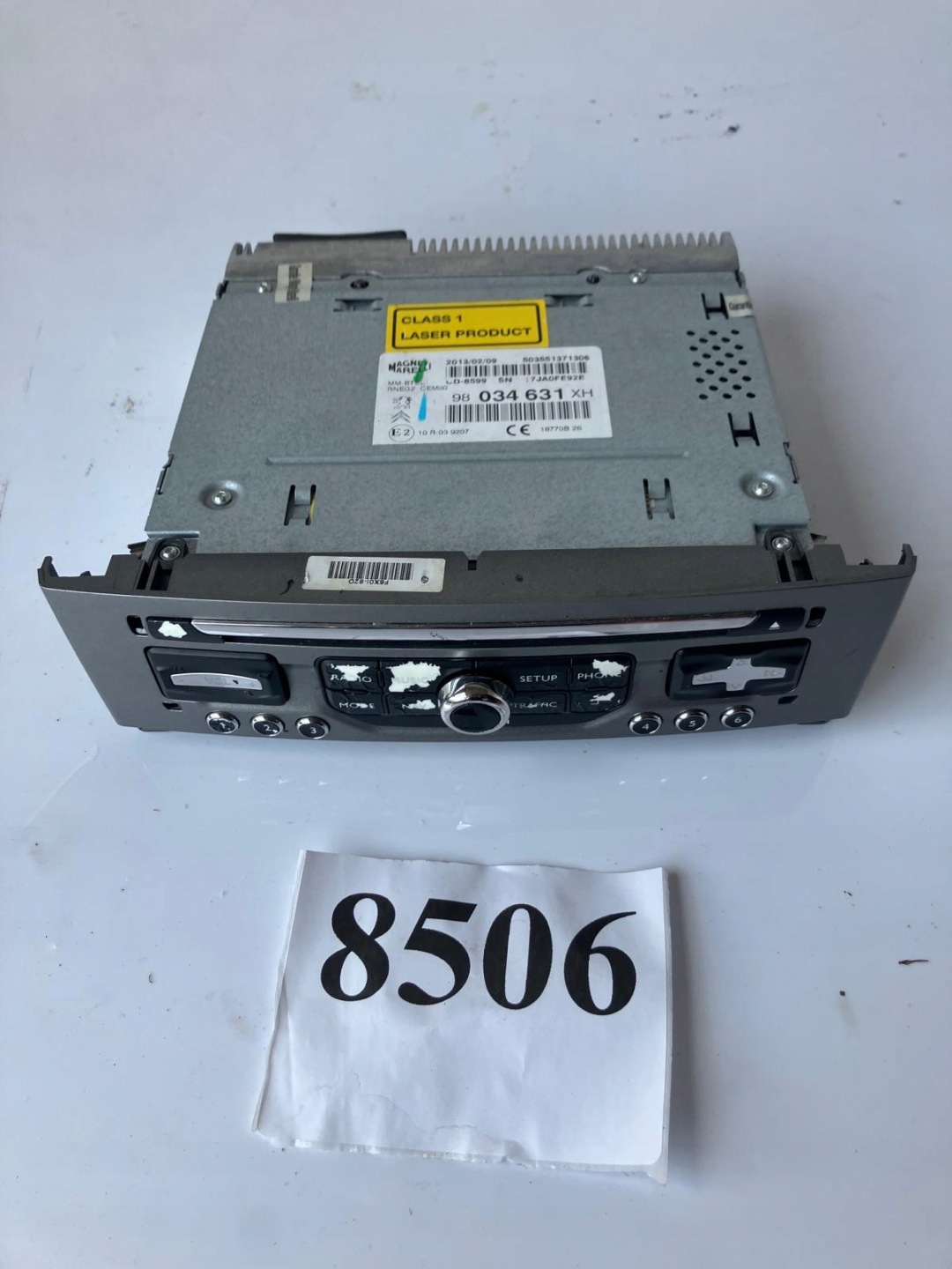 Peugeot 308 F Navigation GPS Navi Radio 98034631XH - Thumbnail 6
