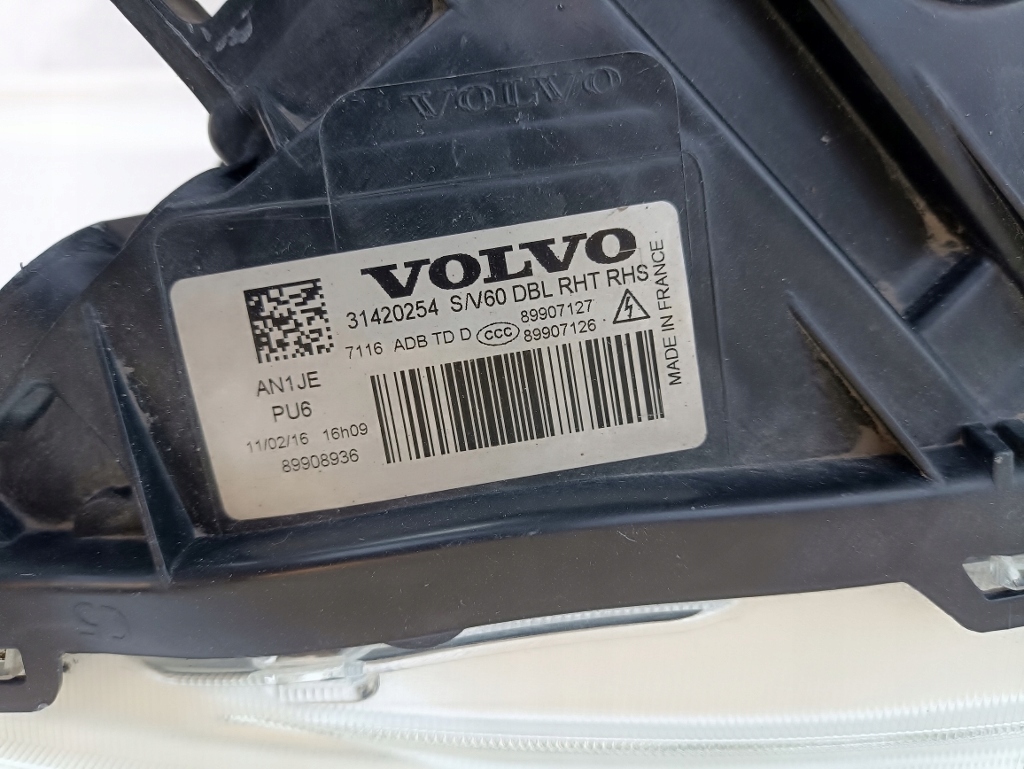 Frontscheinwerfer Volvo S60/V60 S60 31420254 Xenon Rechts Scheinwerfer Headlight - Thumbnail 10