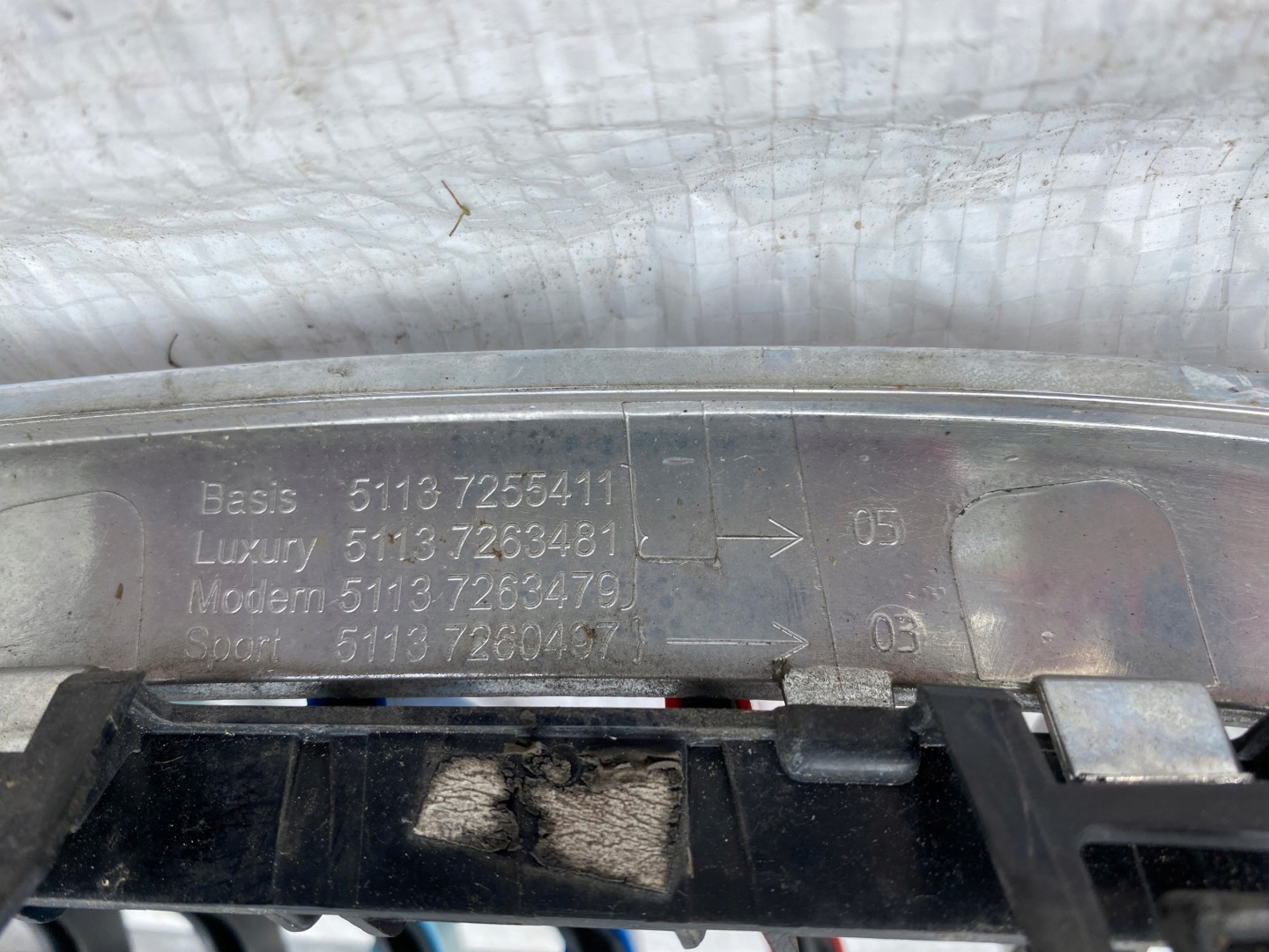 BMW 3 F31 Kühlergrill FRONTGRILL Kühlergitter 3725541 - Thumbnail 7