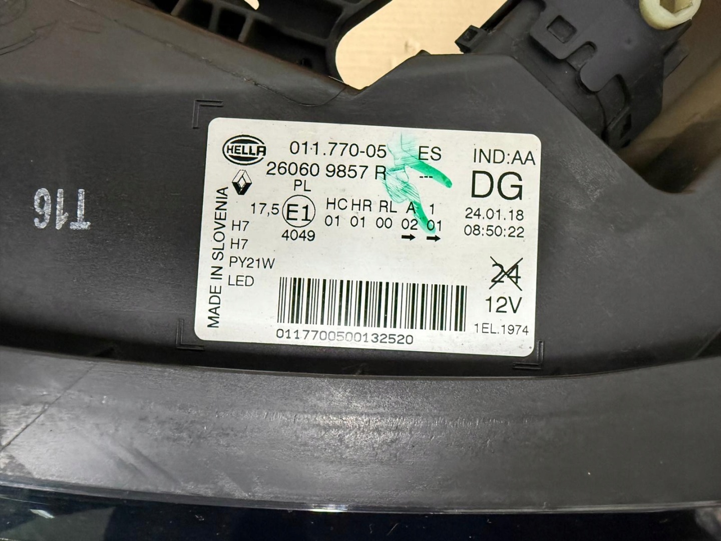 Frontscheinwerfer Renault Kadjar RFE 260609857R LED Links Scheinwerfer Headlight - Thumbnail 10