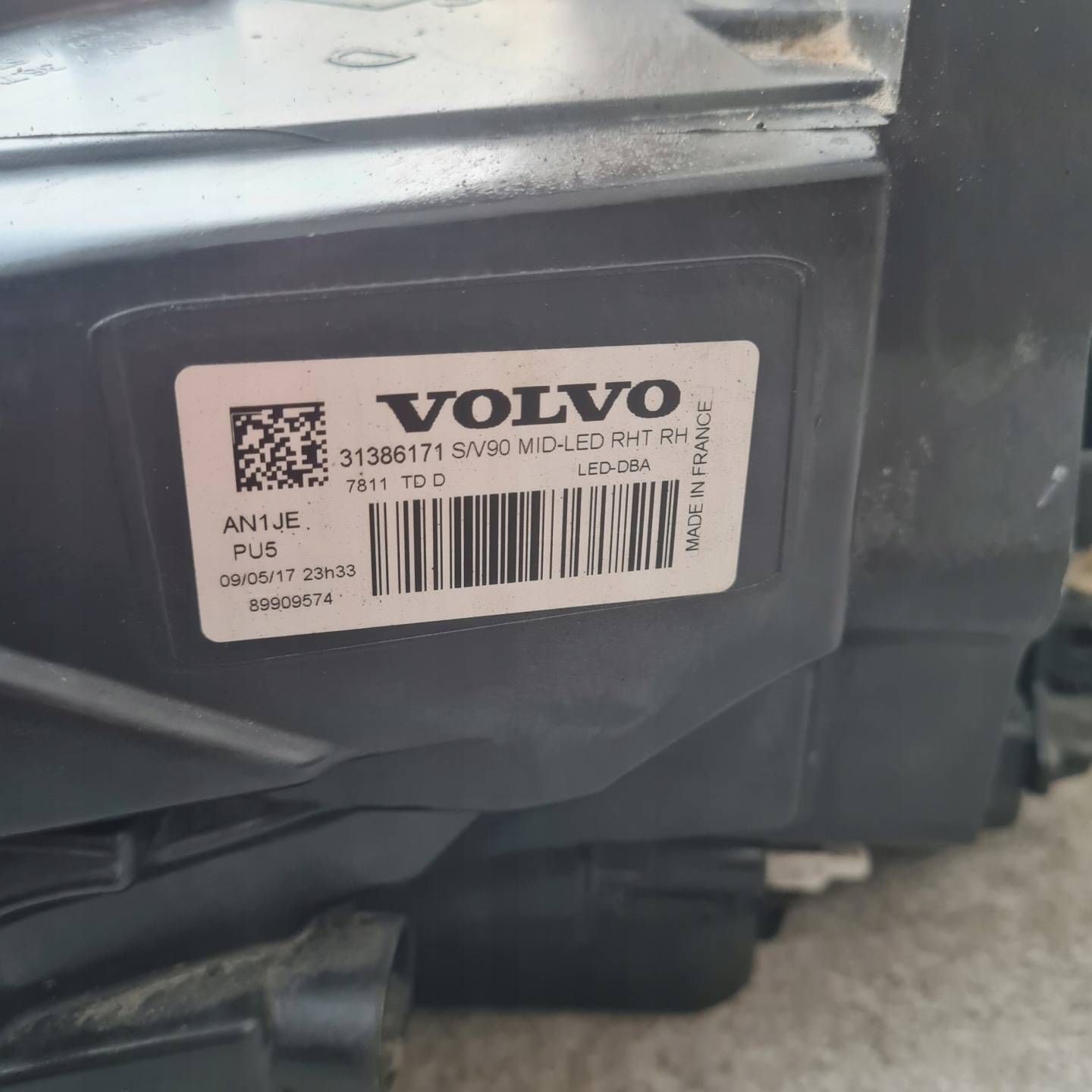 Frontscheinwerfer Volvo S90/V90 S90 31386170FO LED Links Scheinwerfer Headlight - Thumbnail 9