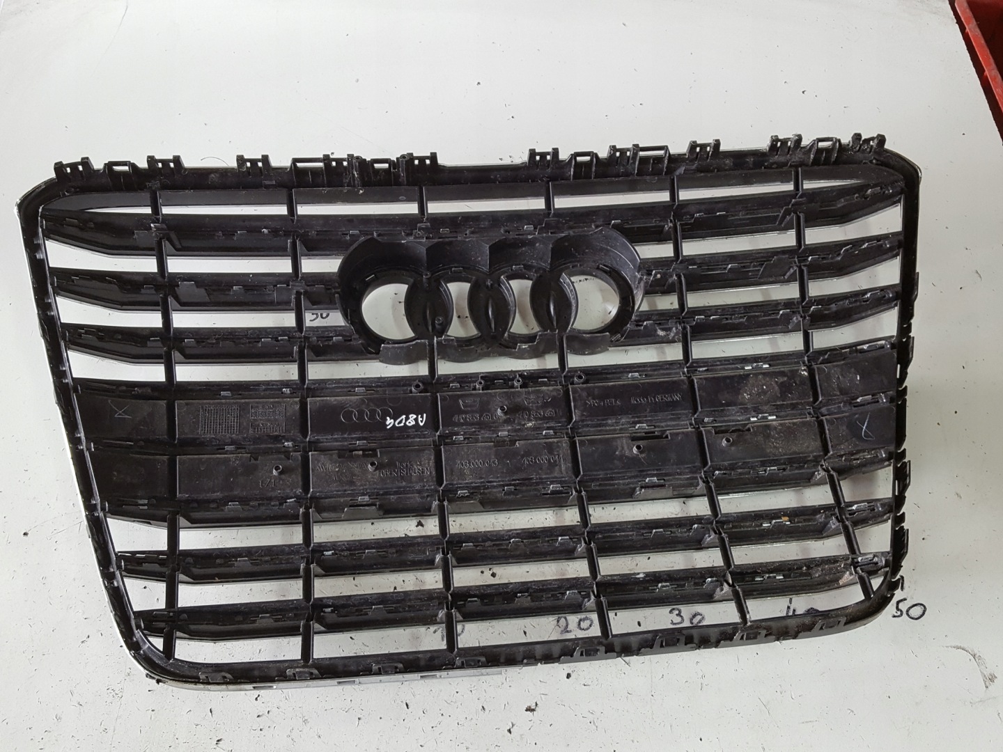 Audi A8 Kühlergrill FRONTGRILL Kühlergitter 4H0853651C - Thumbnail 6