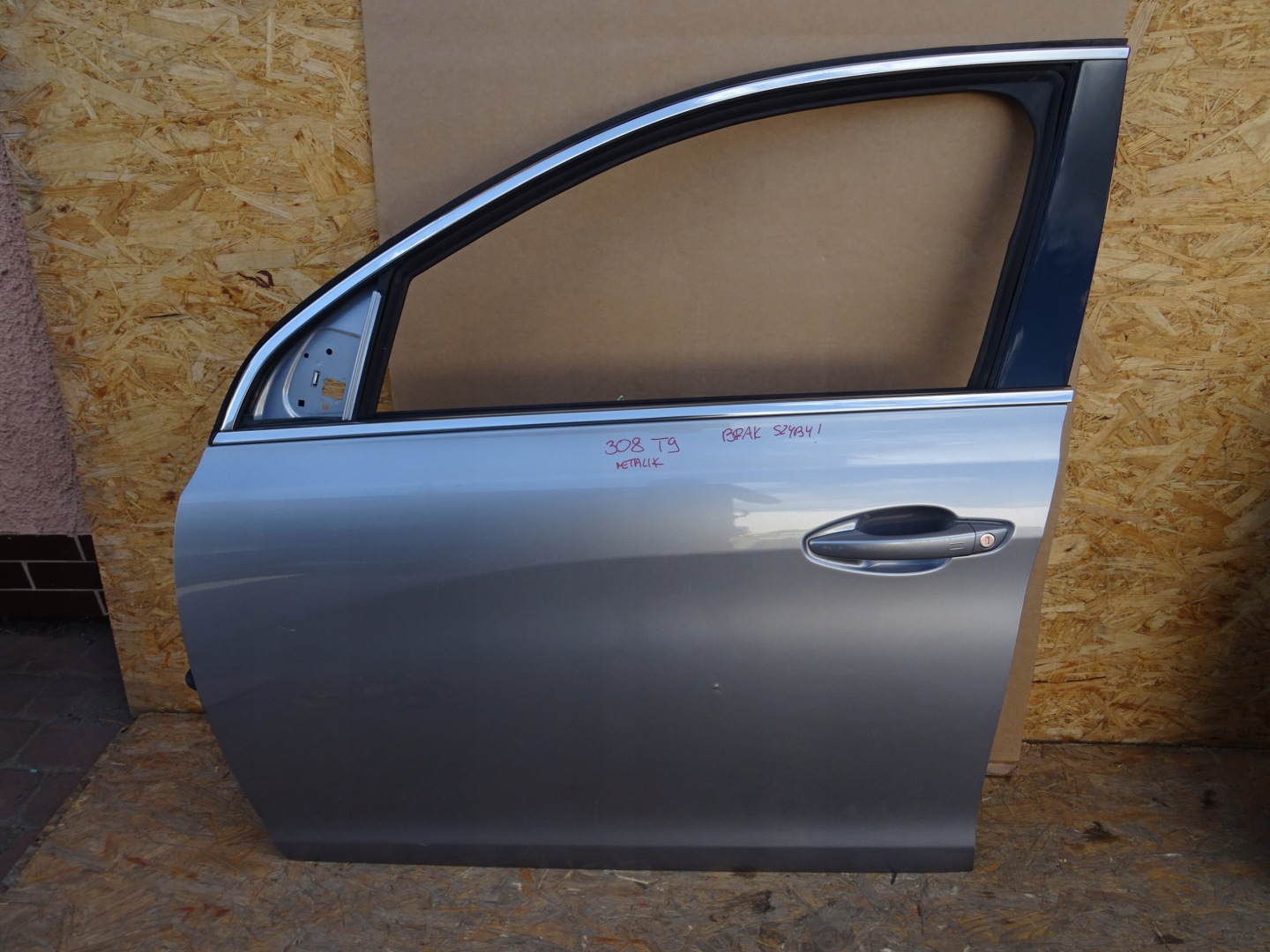 Peugeot 308 F Tür Vorne Links Door Porta Porte - Thumbnail 1