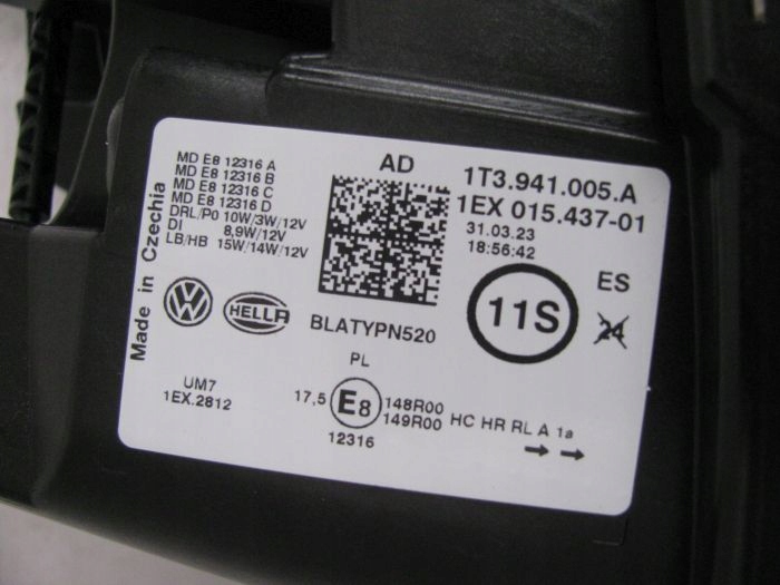 Frontscheinwerfer VW Touran 1T 1T3941005A LED Links Scheinwerfer Headlight - Thumbnail 10