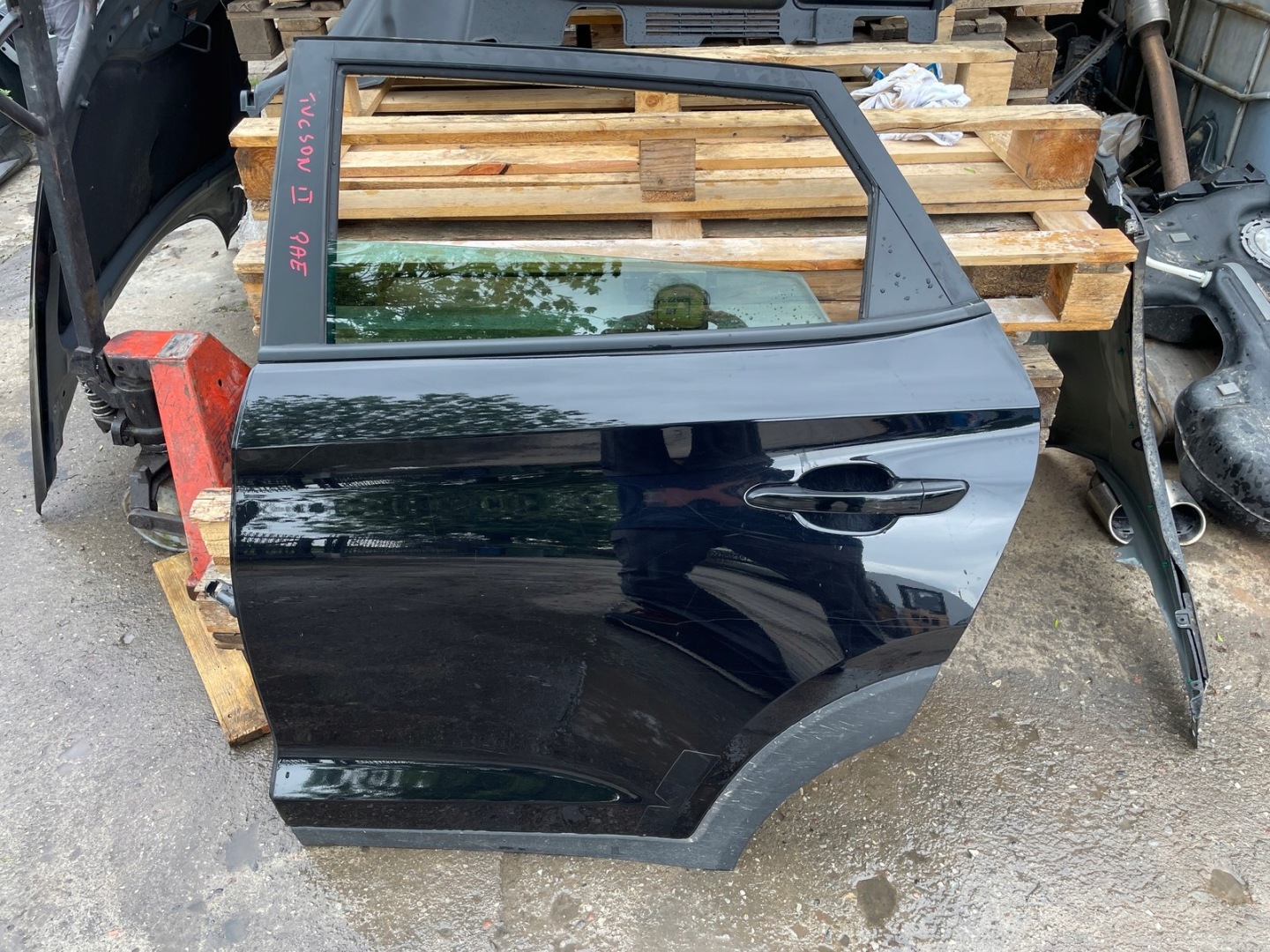 Hyundai Tucson NX4E Tür Hinten Links Door Porta Porte - Thumbnail 1