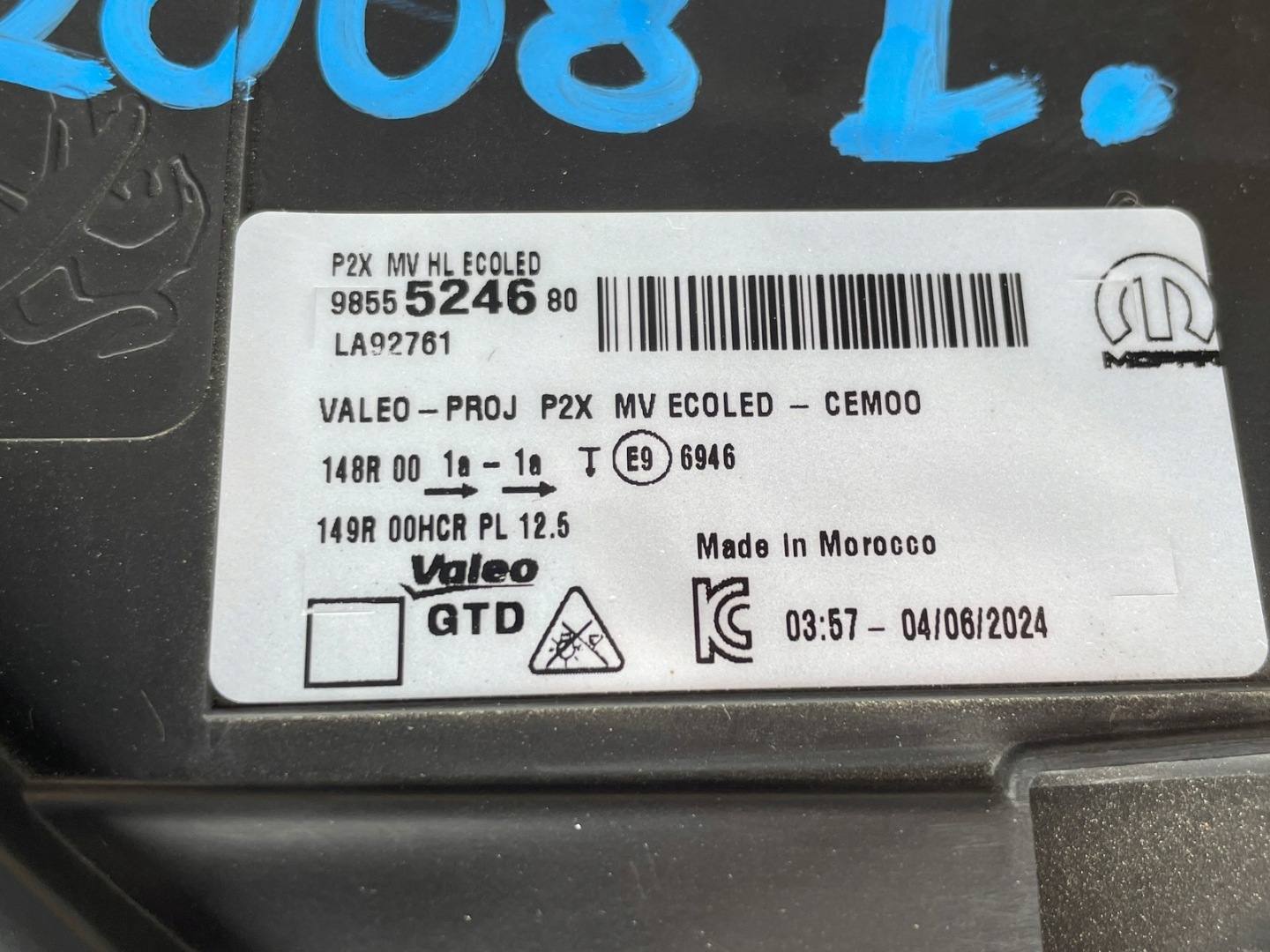 Frontscheinwerfer Peugeot 2008 9855524680 LED Links Scheinwerfer Headlight - Thumbnail 8