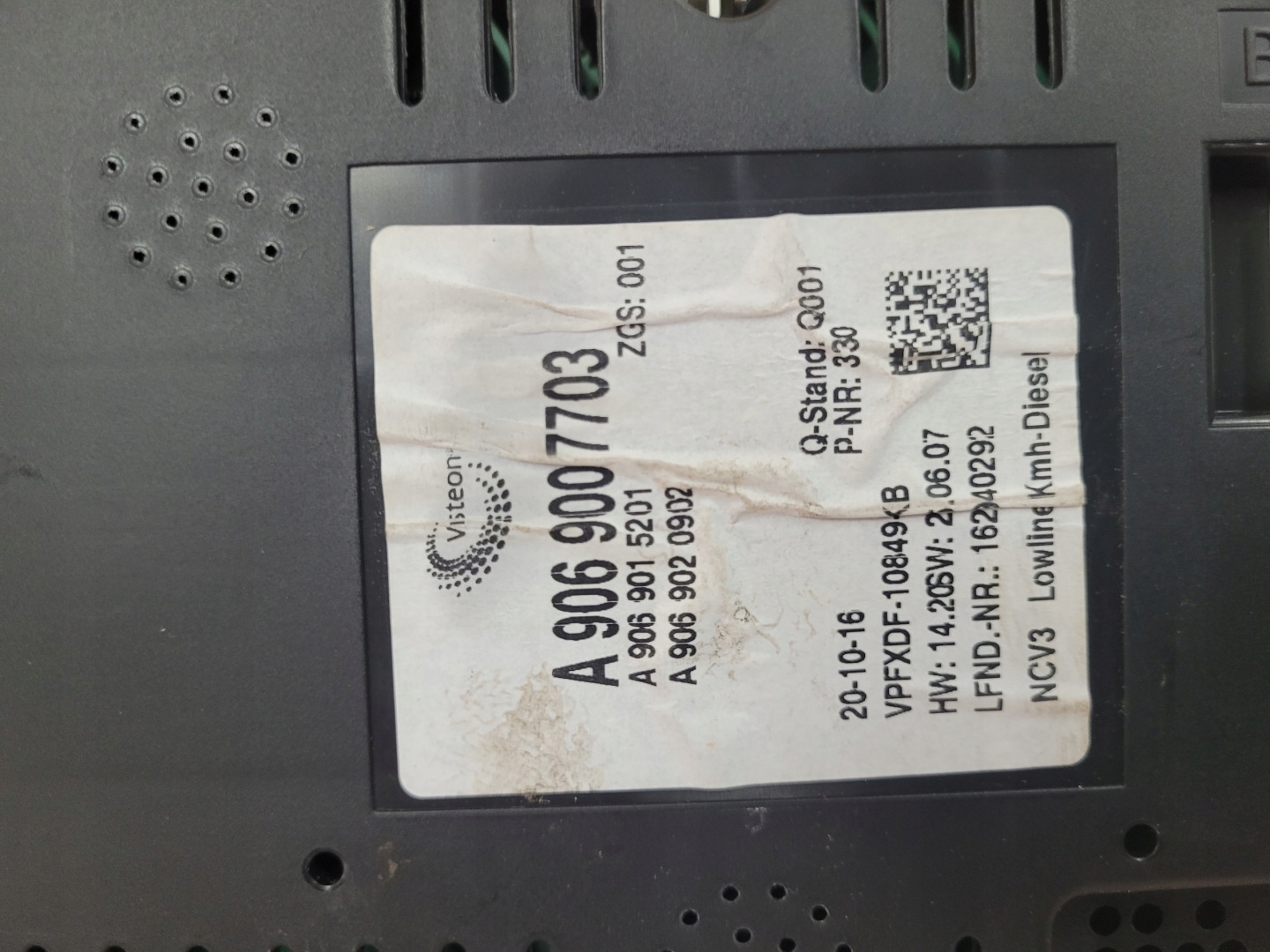 Mercedes-Benz Sprinter W910 A9069007703 Screen Kombiinstrument Tacho - Thumbnail 7