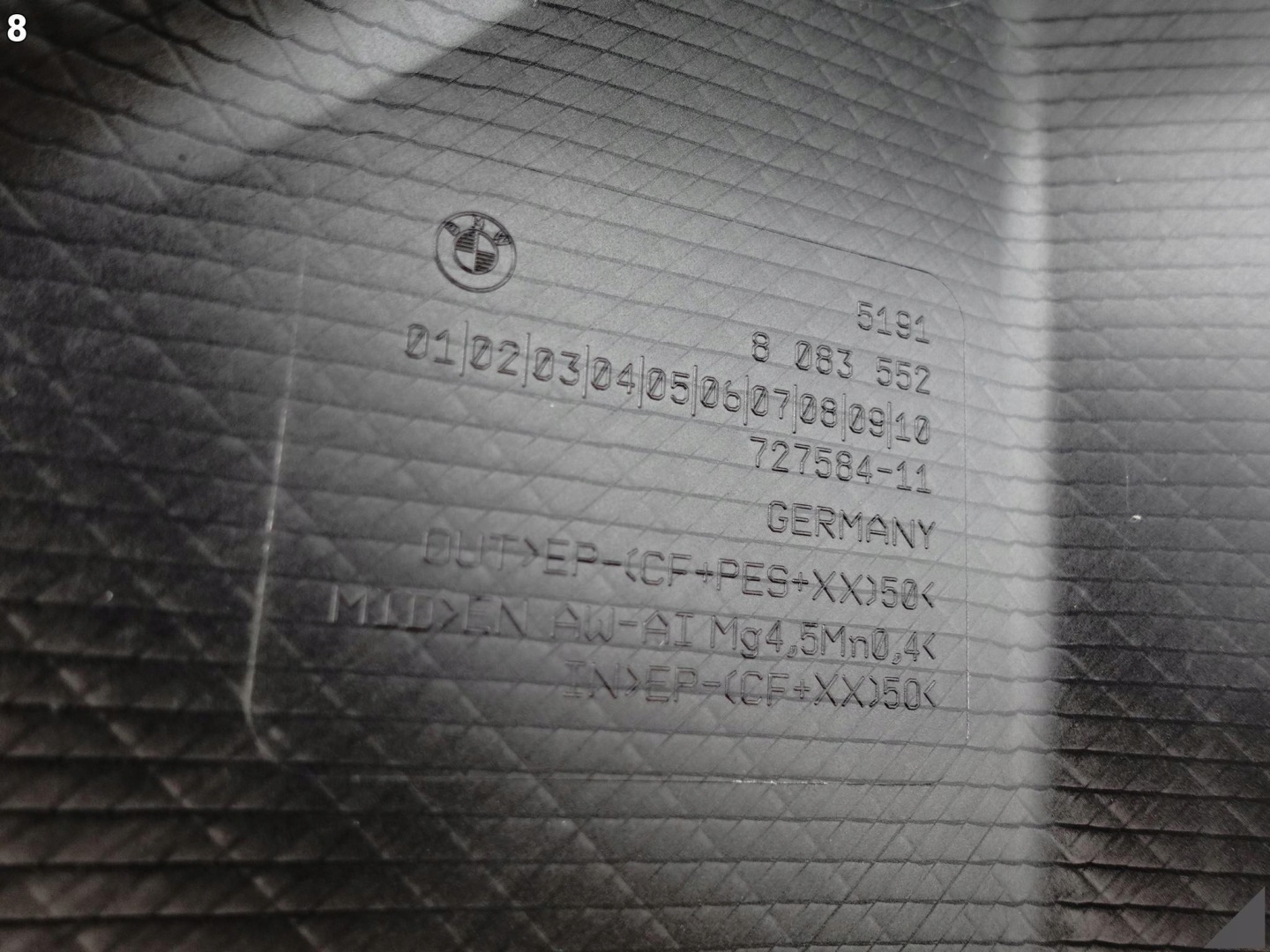 Motorhaube BMW 4 G83 Bonnet 8083552 Hood - Thumbnail 9