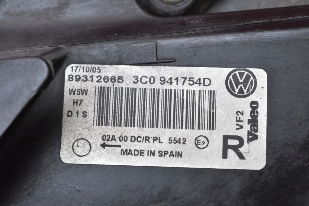 Frontscheinwerfer VW Passat B6 3C0941754D Xenon Rechts Scheinwerfer Headlight - Thumbnail 7