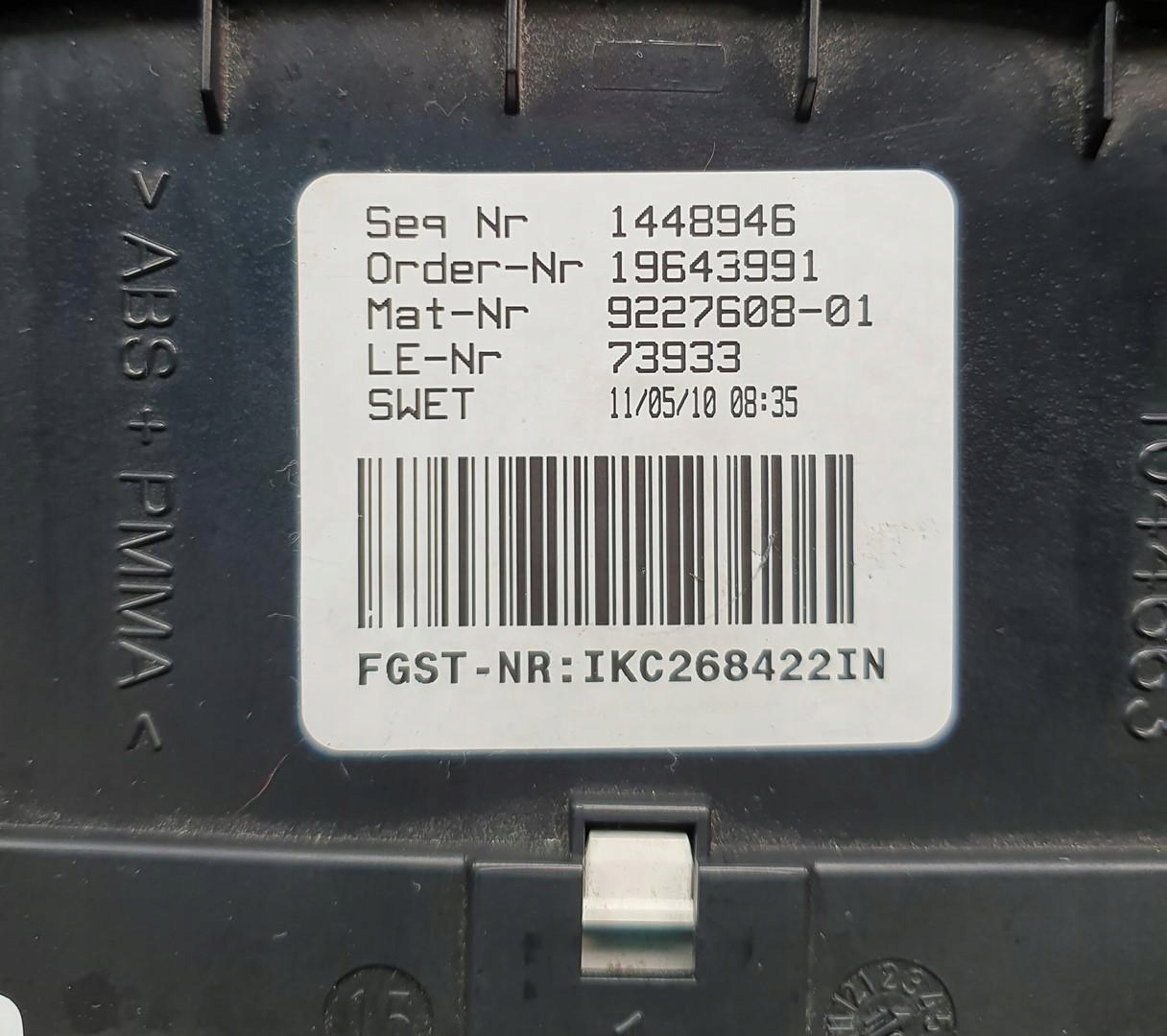 BMW 5 F10 9227608 Screen Kombiinstrument Tacho - Thumbnail 6