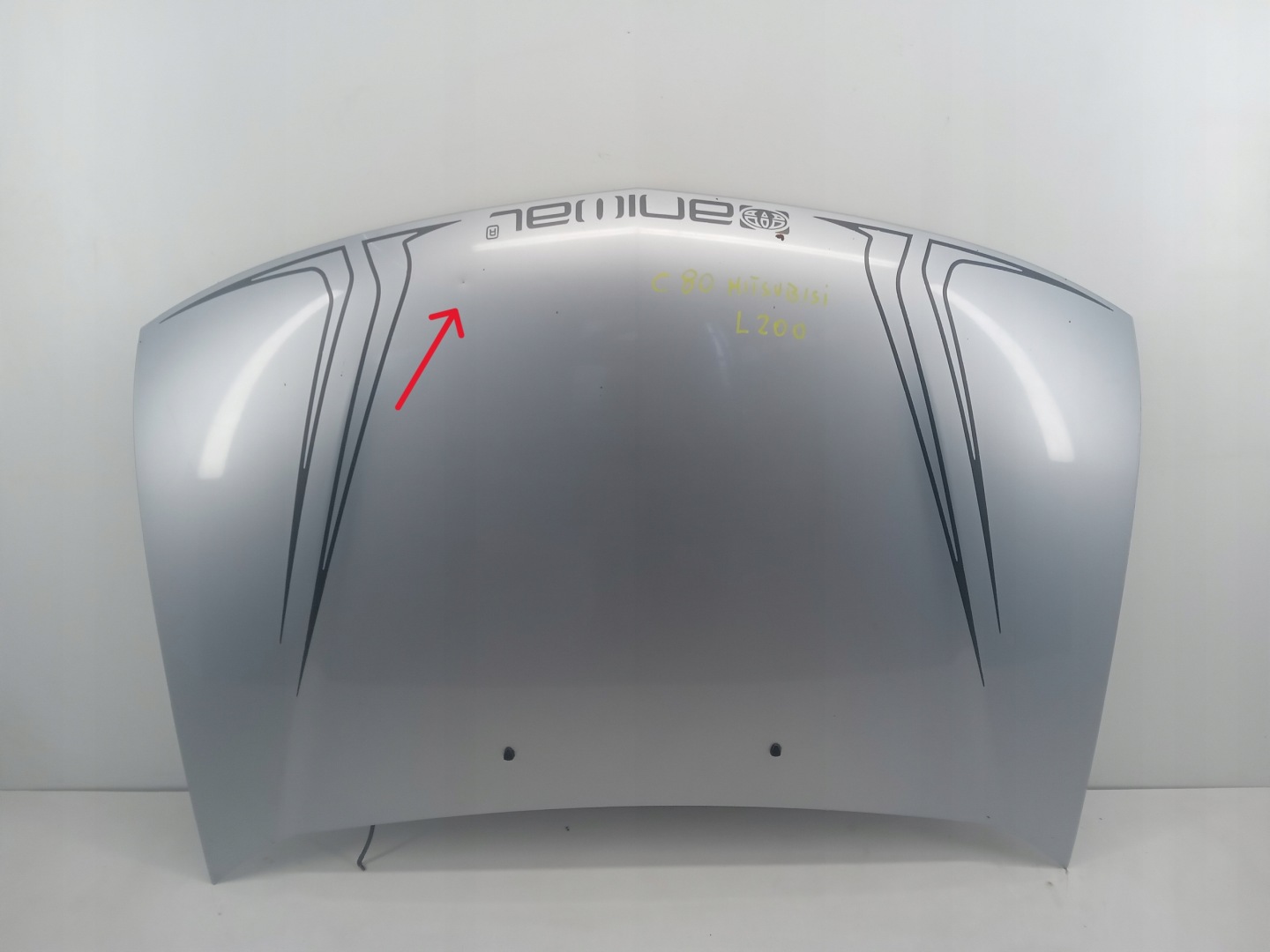 Motorhaube Mitsubishi L200 K60T Bonnet Hood - Thumbnail 1