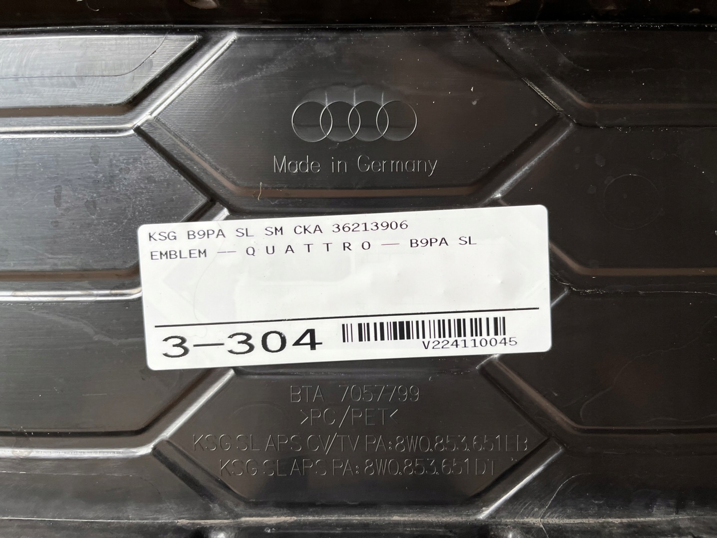 Audi A4 B9 Kühlergrill FRONTGRILL Kühlergitter 8W0853651EB - Thumbnail 8