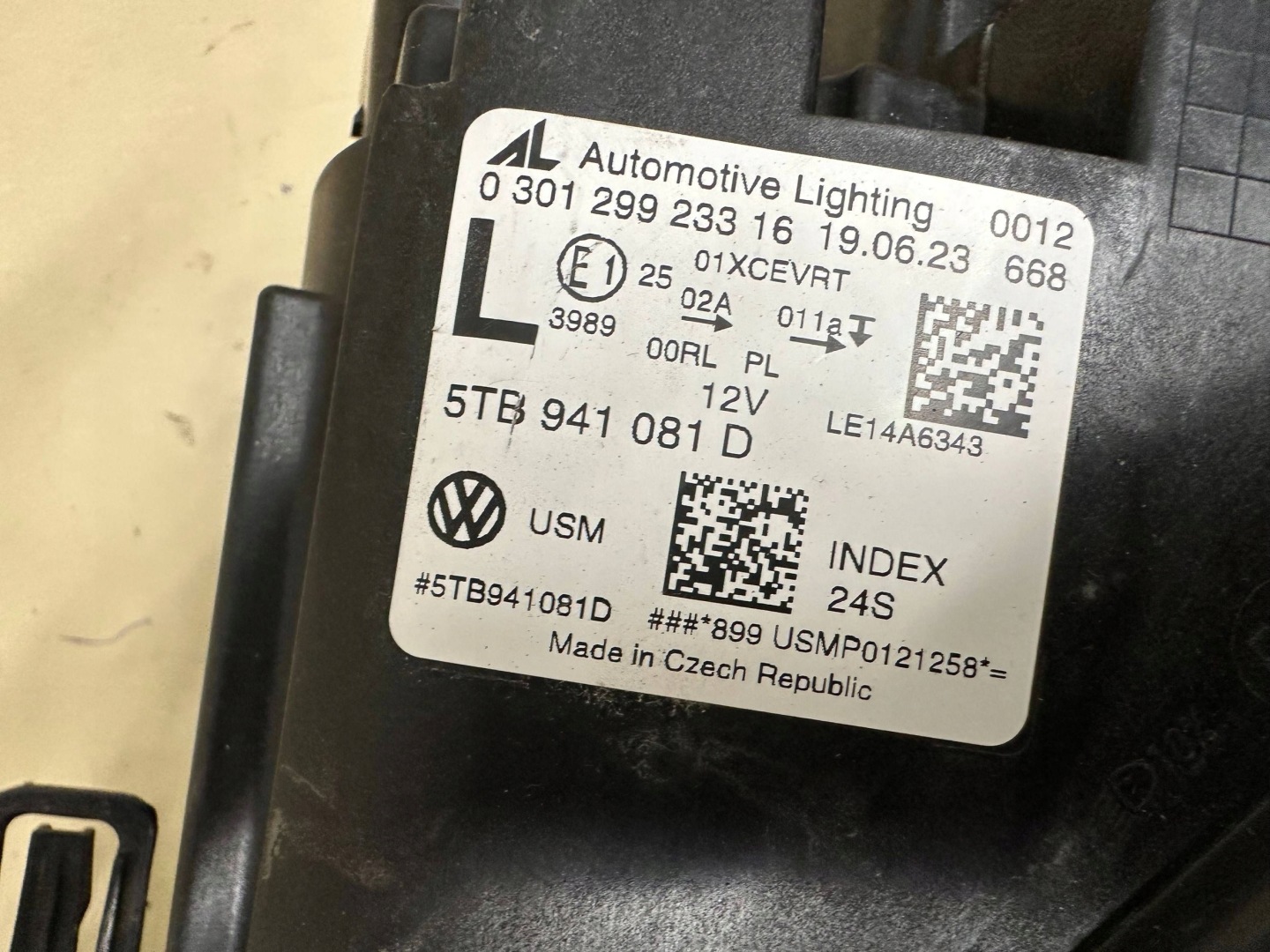 Frontscheinwerfer VW Touran I 5TB941081D LED Links Scheinwerfer Headlight - Thumbnail 7