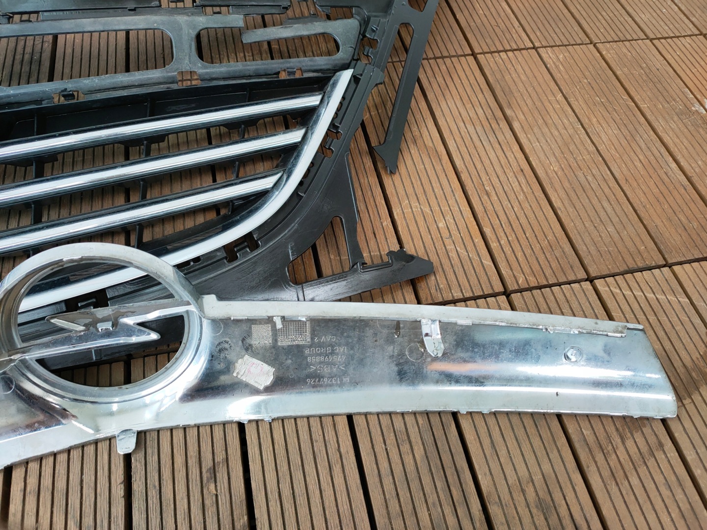 Opel Meriva S10 Kühlergrill FRONTGRILL Kühlergitter 13267758 - Thumbnail 8
